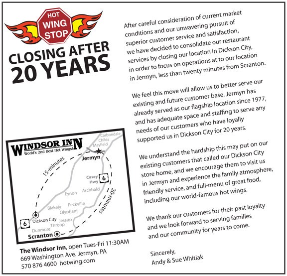 hot wing stop closed 2011